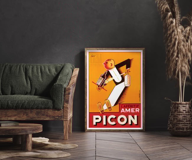 Amer Picon | Severo Pozzati | 1928 | Vintage Ads | Wall Art Print | Vintage Poster