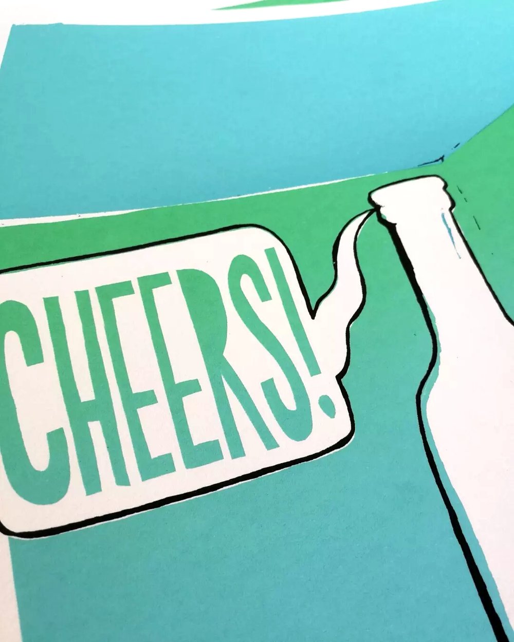 "CHEERS!"<br>(mini-print)