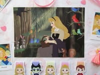 Image 2 of SLEEPING BEAUTY BOOKMARKS + PRINT + POLAROID
