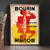 Quinquina Bourin | Jacques & Pierre Bellenger | 1936 | Vintage Ads | Wall Art Print | Vintage Poster