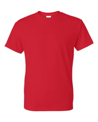 Image 2 of ADULT HS Jr High TRACK  short sleeve T-shirt one color WHITE IMPRINT