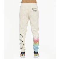 Image 3 of CULT OF INDIVIDUALITY NOVELTY SWEATPANTS (CREAM) 