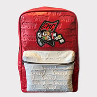 Image 1 of Red & White CMC Backpackboyz Backpacks 