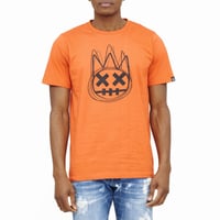 Image 1 of CULT OF INDIVIDUALITY SHIMUCHAN LOGO SHORT SLEEVE CREW NECK T IN CARROT ORANGE