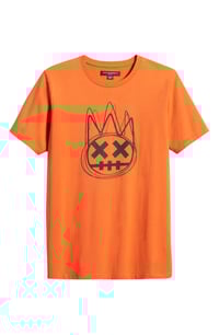 Image 2 of CULT OF INDIVIDUALITY SHIMUCHAN LOGO SHORT SLEEVE CREW NECK T IN CARROT ORANGE