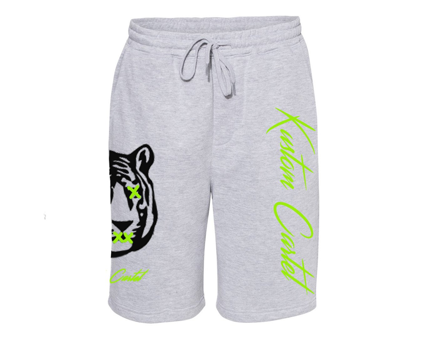 Kustom Cartel Tiger Head Logo Shorts