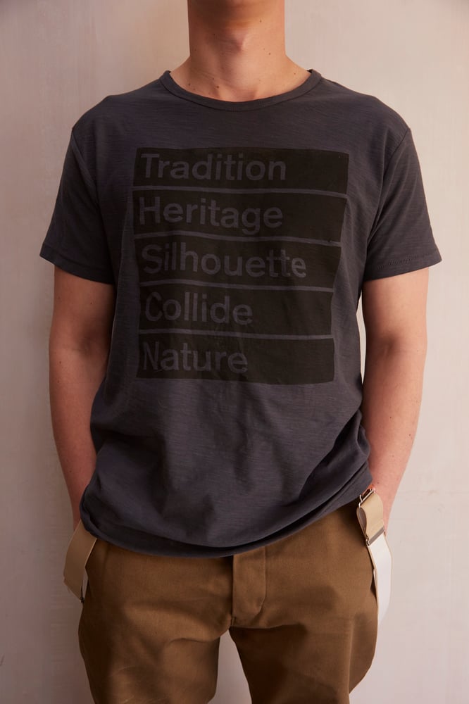 Image of Workhouse Summer Charcoal T-shirt - Logo t-shirt 