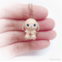 Image 1 of Bunny ceramic necklace