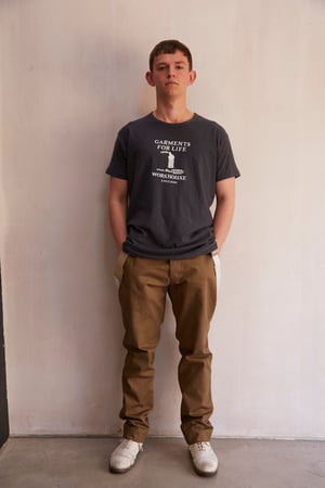 Image of Workhouse Summer Charcoal T-shirt - Garment for Life 