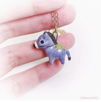 Image 1 of Donkey ceramic necklace