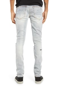 Image 2 of CULT OF INDIVIDUALITY PUNK SUPER SKINNY STRETCH IN BLEACH 