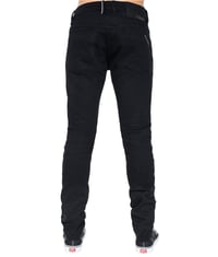 Image 2 of CULT OF INDIVIDUALITY ROCKER SLIM DENIM JEANS IN BLACK