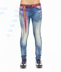 Image 1 of CULT OF INDIVIDUALITY PUNK SUPER SKINNY BELTED IN TYREN