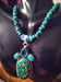 Image of TURQUOISE ACCENTED PENDANT WITH BLUE TOPAZ