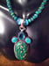 Image of TURQUOISE ACCENTED PENDANT WITH BLUE TOPAZ