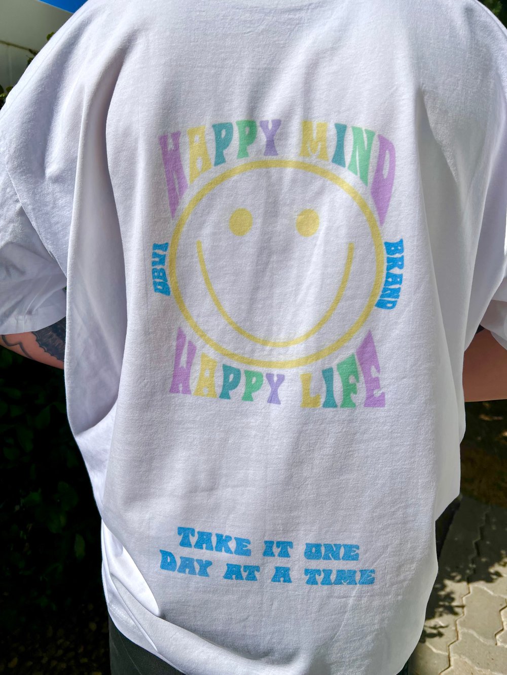 Happy Mind Happy Life - Tshirt 