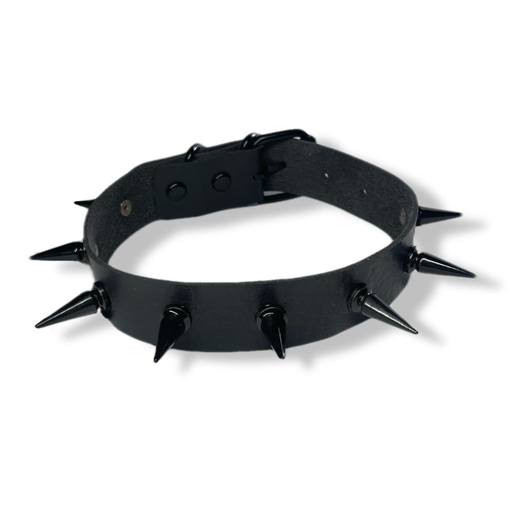 Black Spiked Chokers