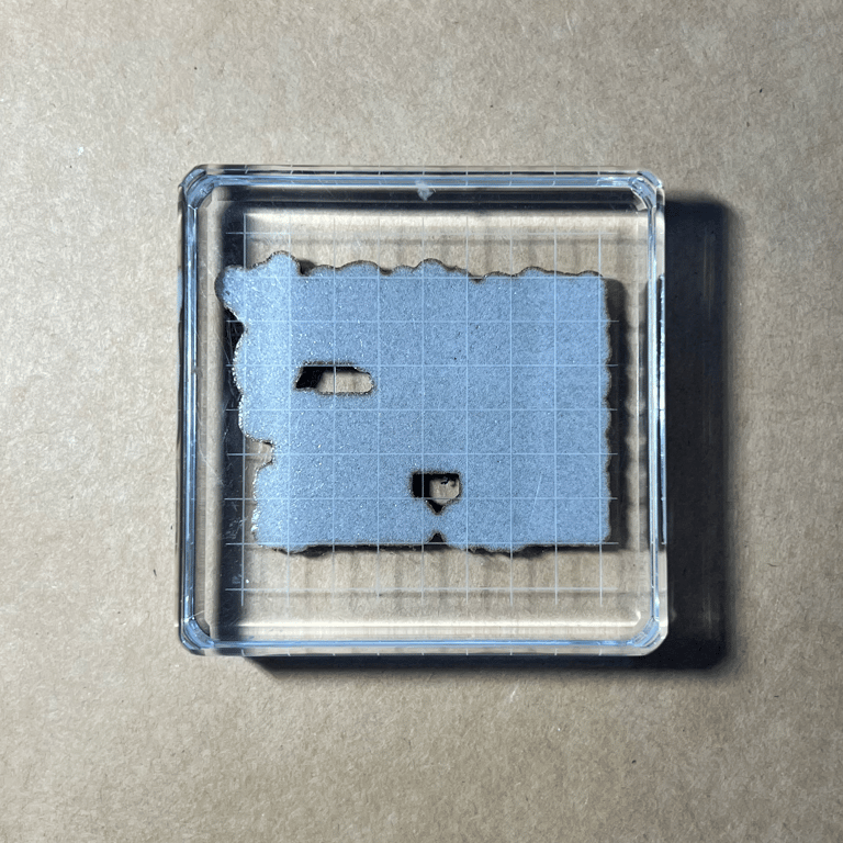 Gina K Designs Medium Square Acrylic block Image 2