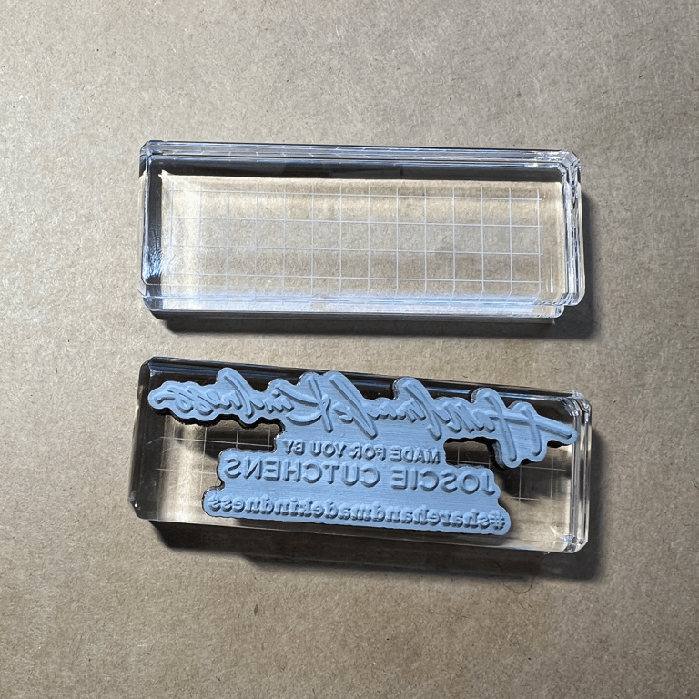 Gina K Designs Small Rectangle Acrylic Block Image 3