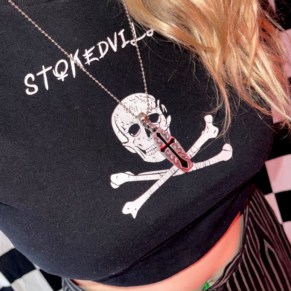 Skeleton Coffin Necklace