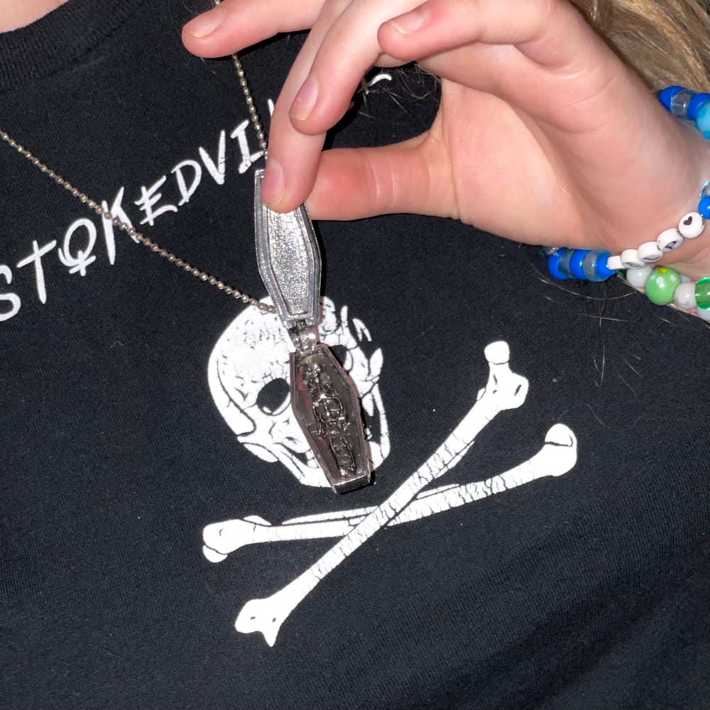 Skeleton Coffin Necklace
