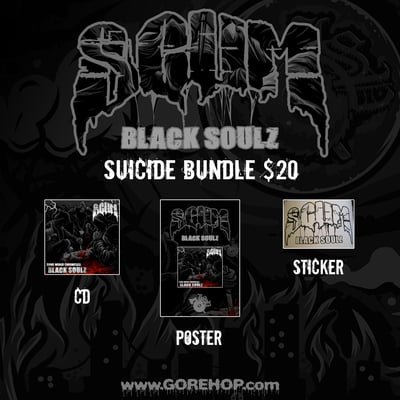 Image of SCUM : BLACK SOULZ - SUICIDE BUNDLE