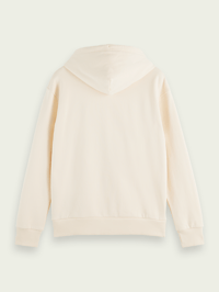 Image 2 of SCOTCH AND SODA ORGANIC COTTON HOODIE IN ECRU