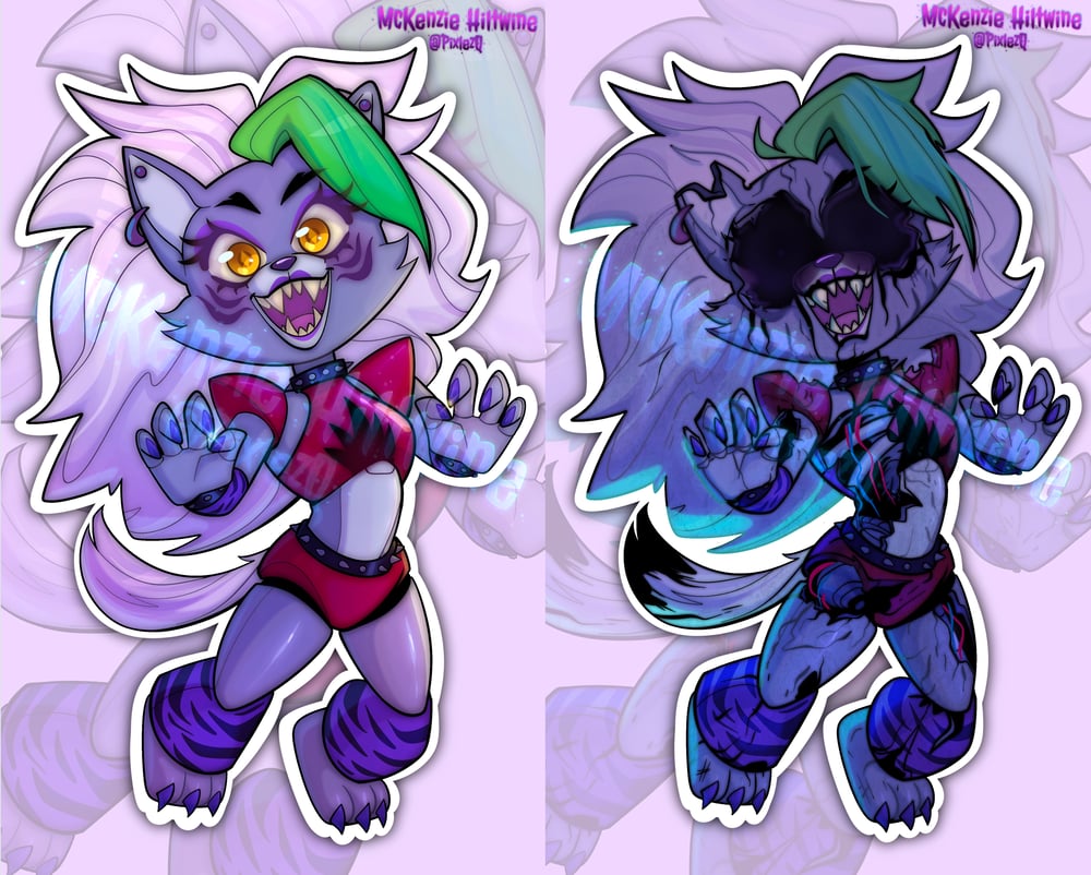 Image of PRE-ORDER: Roxanne Double-Sided Keychain