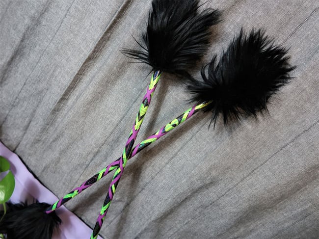 Furry Alien Double Staff Set | Magik Circle