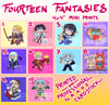 Fourteen Fantasy Mini Prints!
