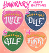 'Honorary' Heart Buttons!