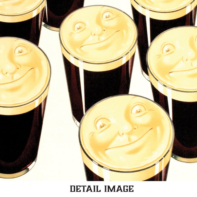 A Guinness a Day | John Gilroy | 1935 | Vintage Ads | Wall Art Print | Vintage Poster