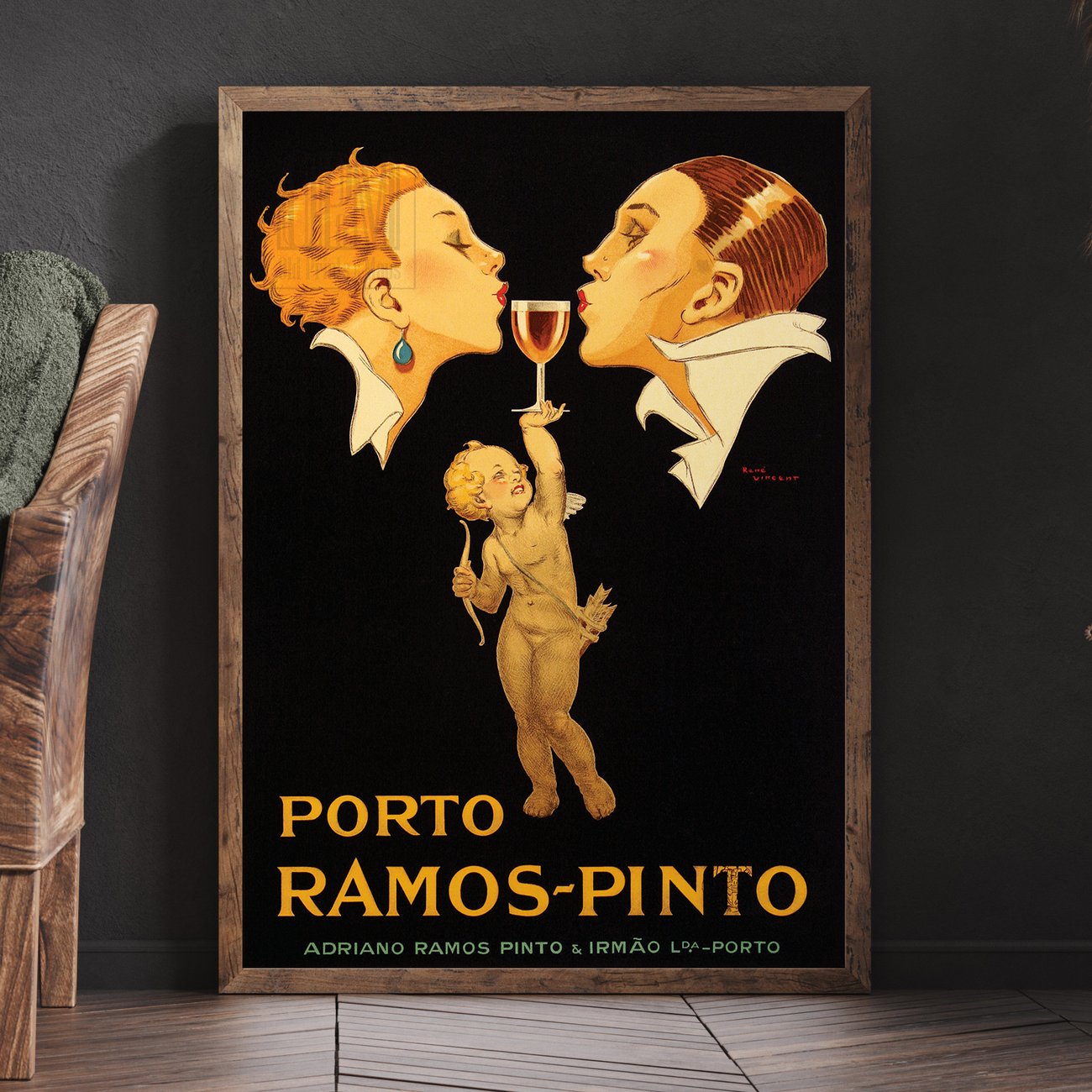 Porto RamosPinto Rene Vincent 1920 Vintage Ads Wall Art Print