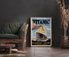 Titanic | P.C. Fussey | 1912 | Wall Art Print | Home Decor | Vintage Travel Poster