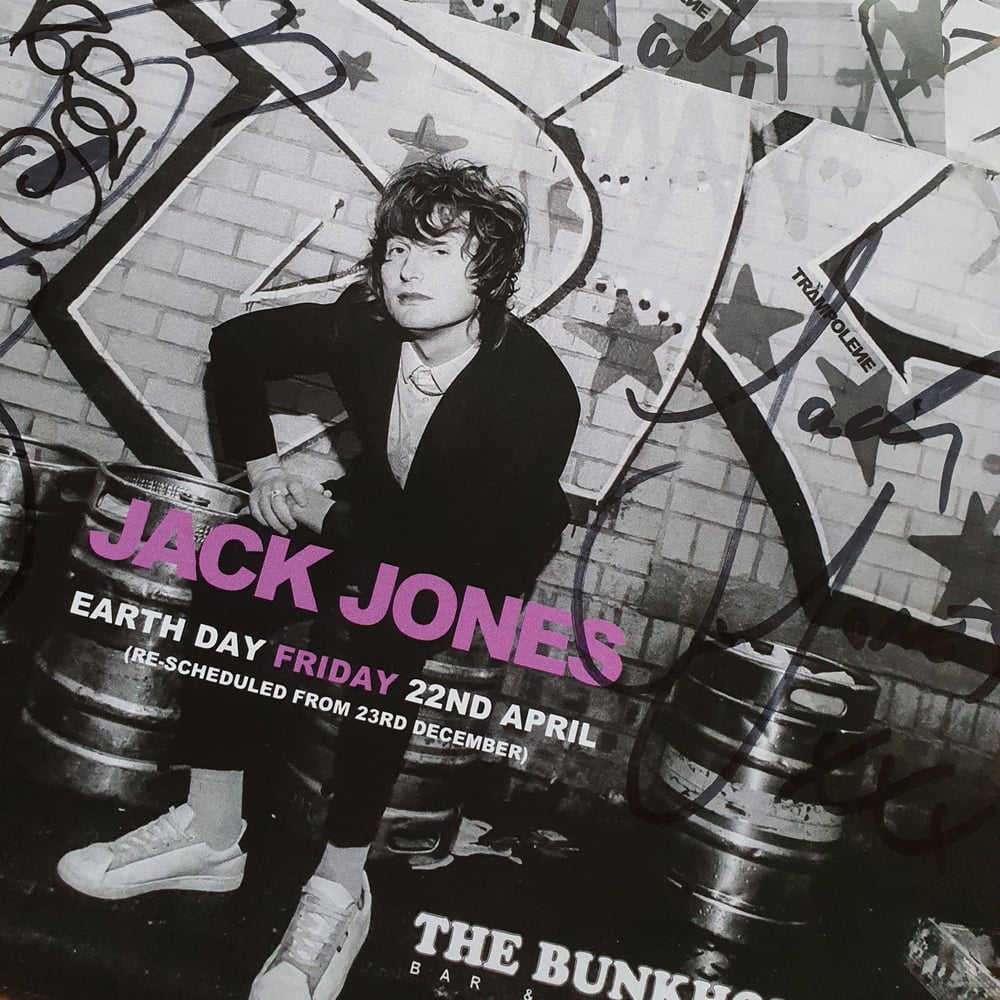 Image of Signed Jack Jones Swansea Bunkhouse A5 flyer