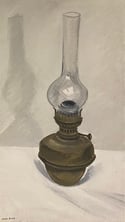 20th Century Swedish School 'Oil Lamp'