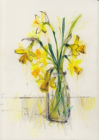 Vase of daffodils 