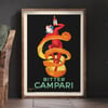 Bitter Campari | Leonetto Cappiello | 1921 | Vintage Ads | Wall Art Print | Vintage Poster
