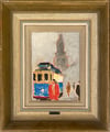 20th Century Swedish School 'Blue Tram'