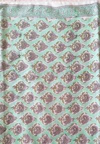 Image 2 of Namasté fabric turquoise 