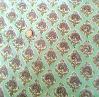Image 3 of Namasté fabric turquoise 