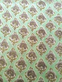 Image 4 of Namasté fabric turquoise 