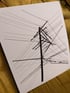 Power Lines Drawing #50 (Detroit, North End) - giclée print  Image 4