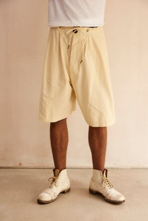 Image of ORBAL WIDE SHORT COTTON in cream