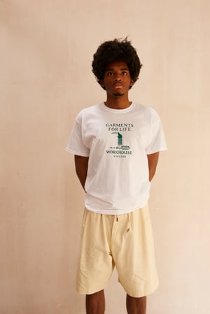 Image of ORBAL WIDE SHORT COTTON in cream