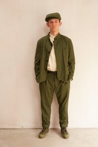 Image 5 of TAPER TROUSER COTTON in Olive £260.00 