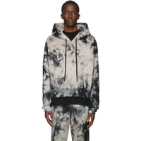Image 4 of Off-White By Virgil Abloh Beige Tie-Dye Contour Hoodie
