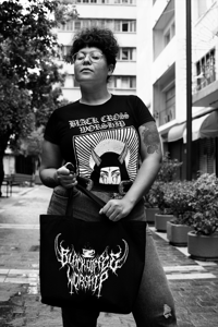Image 2 of BLACK CROSS WORSHIP THE STARK KVINNA WOMENS FIT T-SHIRT