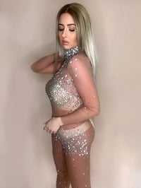 Image 5 of Britney Toxic Bodystocking Crystal Cosplay Costume
