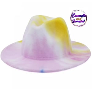 Image of S & S Tie-Dye Fedora Hat (56-58cm) 